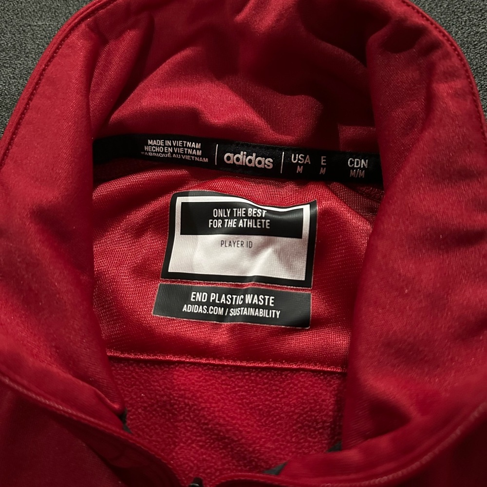 Adidas Indiana university Bold Red Athletic Jacket - Picture 2 of 3
